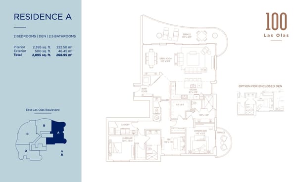 100 Las Olas — Residence A