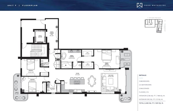 3000 Waterside Fort Lauderdale — Unit F