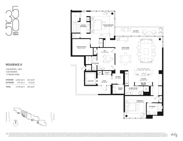3550 South Ocean Palm Beach — Residence D