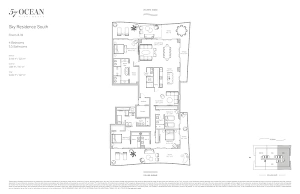 57 Ocean Miami Beach — Sky Residence South