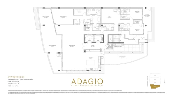 Adagio Ft Lauderdale Beach — Penthouse 01