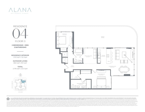 Alana Bay Harbor Islands — Residence 04