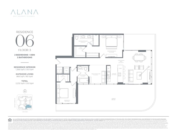 Alana Bay Harbor Islands — Residence 06