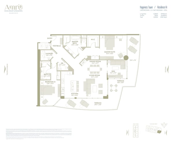 Amrit Ocean Resort & Residences — Happiness Tower Residence Ar