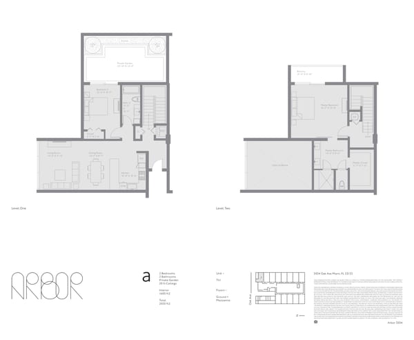 Arbor Coconut Grove — Plan A