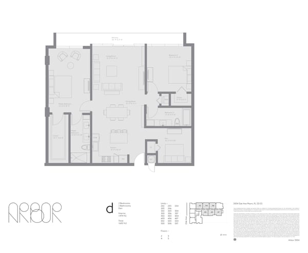 Arbor Coconut Grove — Plan D
