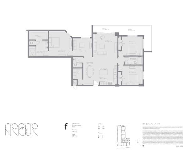 Arbor Coconut Grove — Plan F