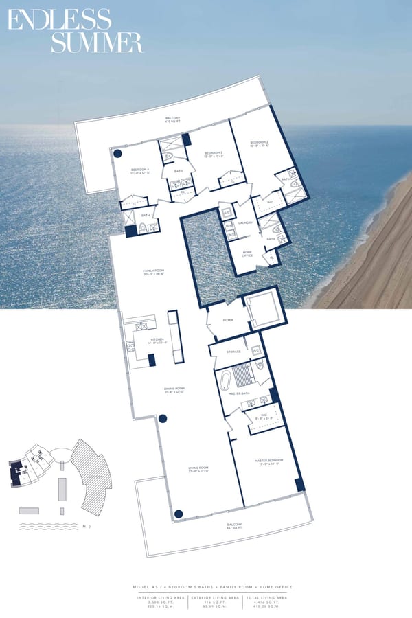 Auberge Beach Residences — Model AS