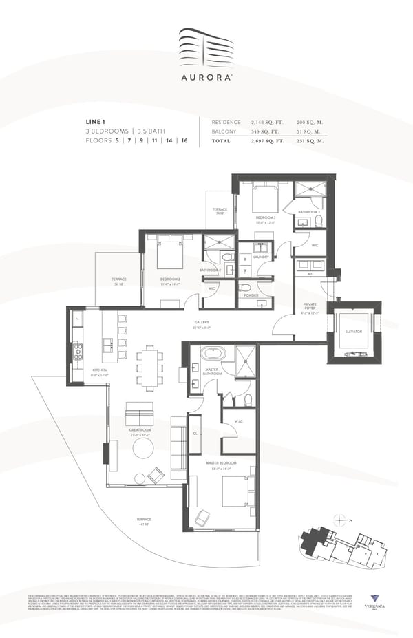 Aurora Sunny Isles Beach — Line 1