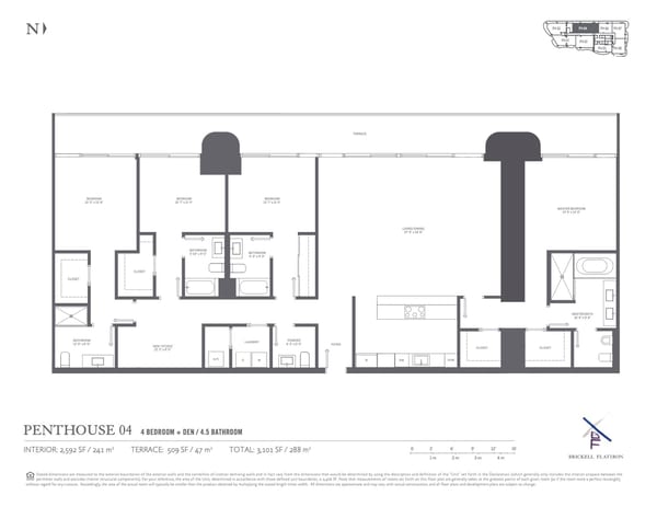Brickell Flatiron Condos — Penthouse 04