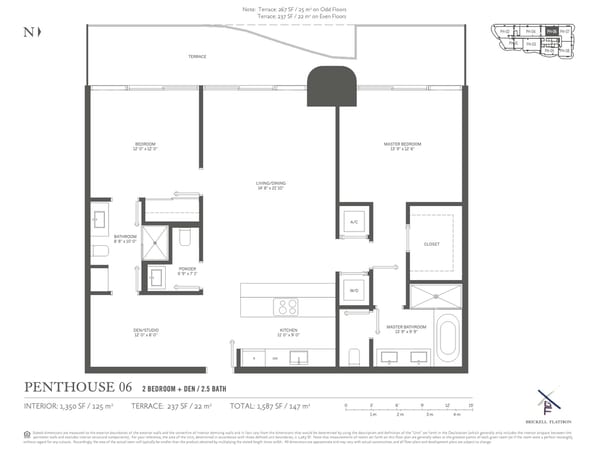 Brickell Flatiron Condos — Penthouse 06