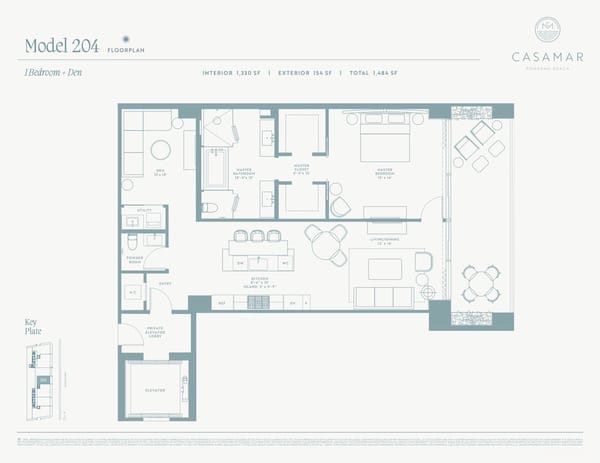 Casamar Pompano Beach Condos — Residence 204