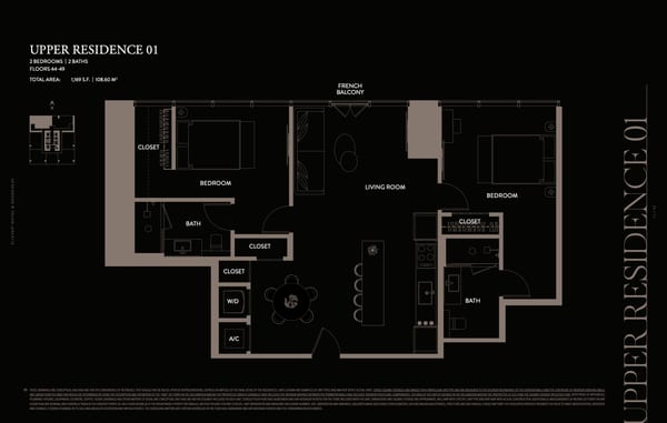 E11even Residences Miami — Upper Residence 01