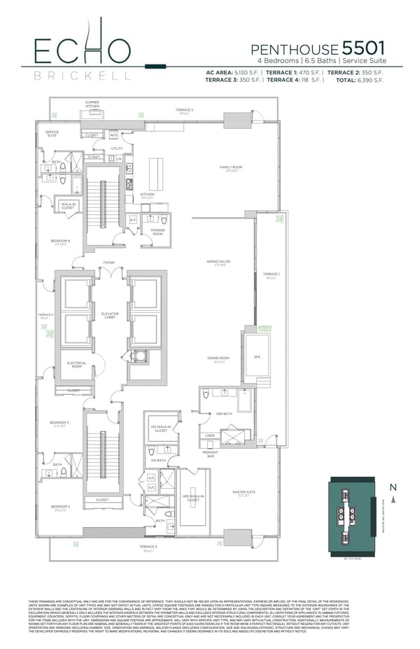 Echo Brickell — Penthouse 5501