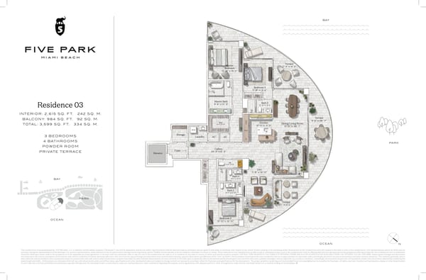 Five Park Residences Miami Beach — Residence 03