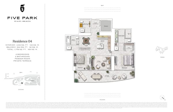 Five Park Residences Miami Beach — Residence 04