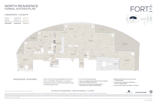 Forte on Flagler — North - Formal Kitchen