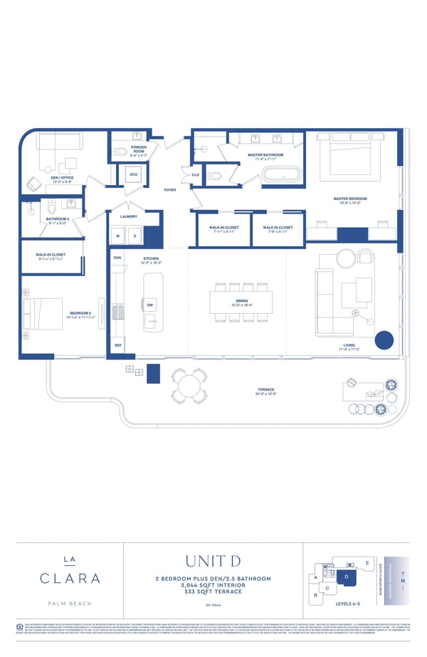 La Clara Palm Beach — Unit D