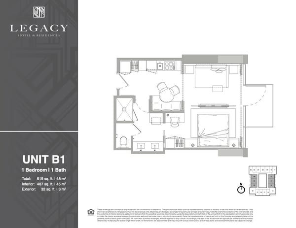 Legacy Downtown Miami Hotel and Residences — Unit B1