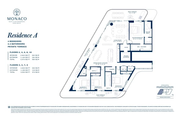 Monaco Yacht Club and Residences Miami Beach — Residence A