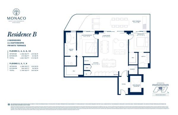 Monaco Yacht Club and Residences Miami Beach — Residence B