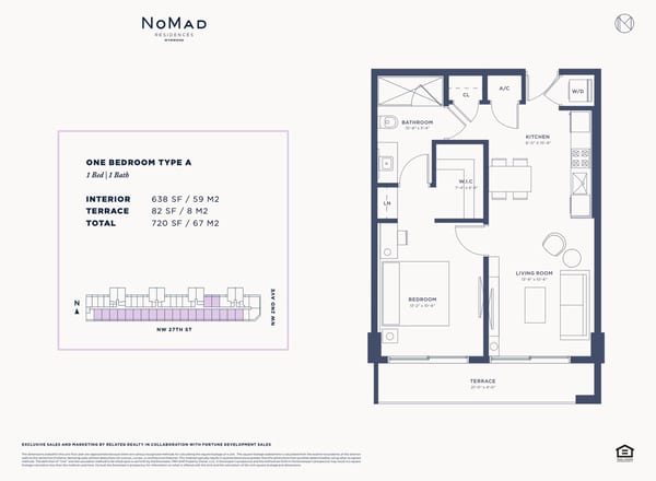 Nomad Residences Wynwood — One Bedroom Type A