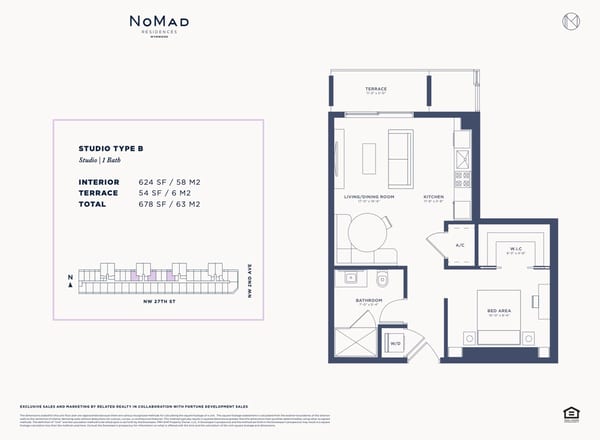 Nomad Residences Wynwood — Studio Type B