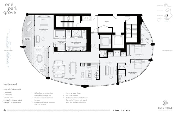 Park Grove — One park Grove Residence D