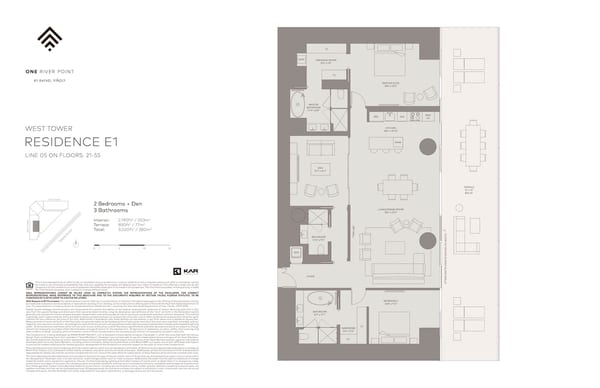 One River Point — Residence E1