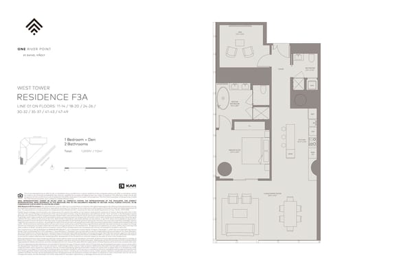 One River Point — Residence F3A
