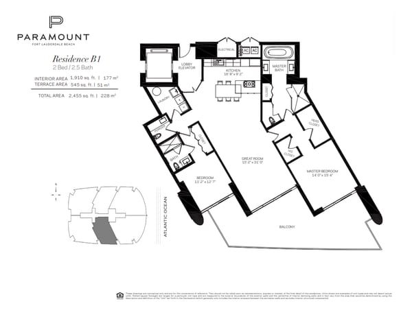Paramount Fort Lauderdale — Residence B1