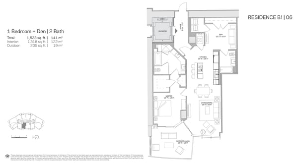 Paramount Miami Worldcenter — Residence B1 06