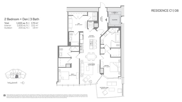 Paramount Miami Worldcenter — Residence C1 08