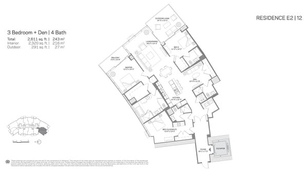Paramount Miami Worldcenter — Residence E2 12