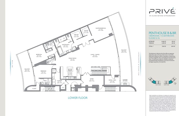 Prive Island Residences — Penthouse B &amp; BR