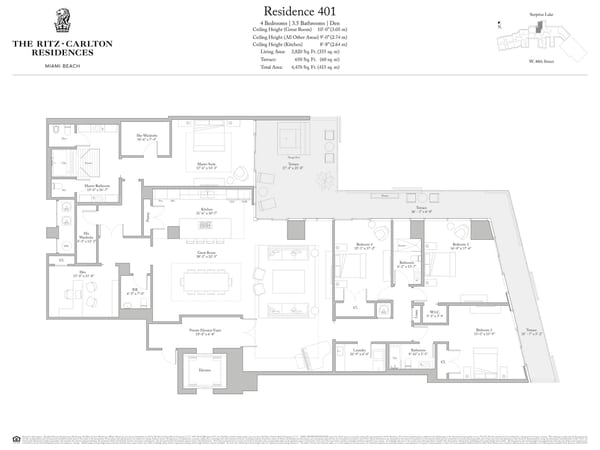 The Ritz Carlton Residences Miami Beach — Residence 401