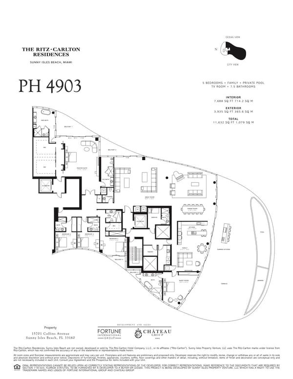 The Ritz-Carlton Residences, Sunny Isles Beach — PH 4903