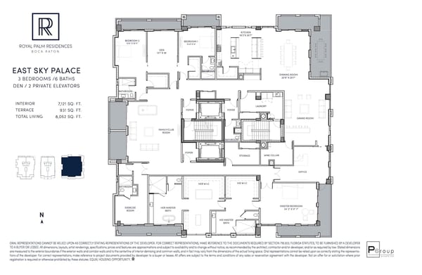 Royal Palm Residences Boca Raton — East Sky Palace