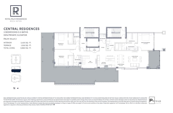 Royal Palm Residences Boca Raton — Central Residences Palm Villa