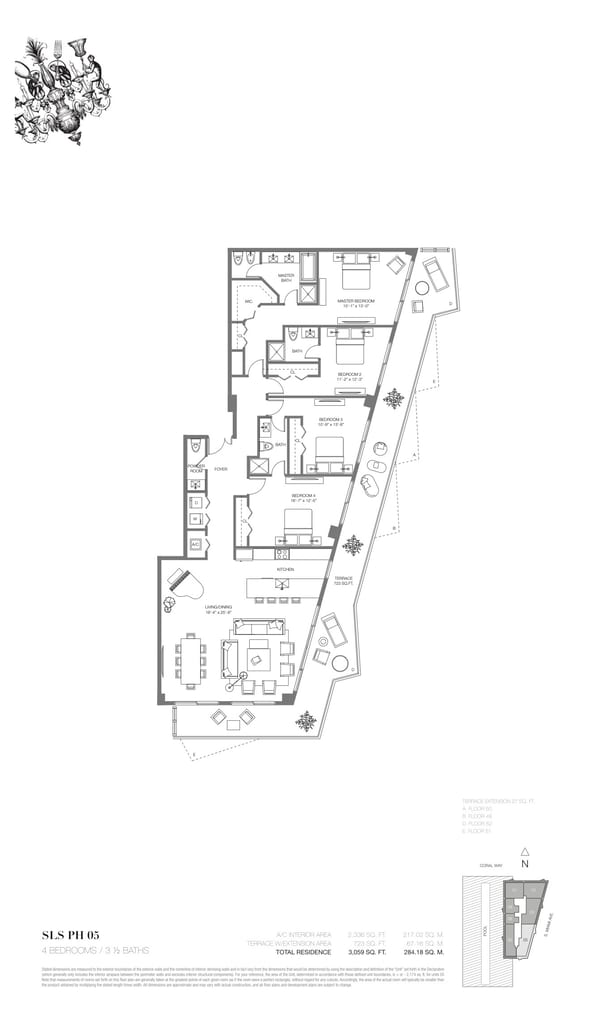 SLS Brickell Hotel & Residences — PH 05