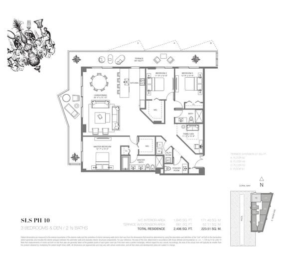 SLS Brickell Hotel & Residences — PH 10