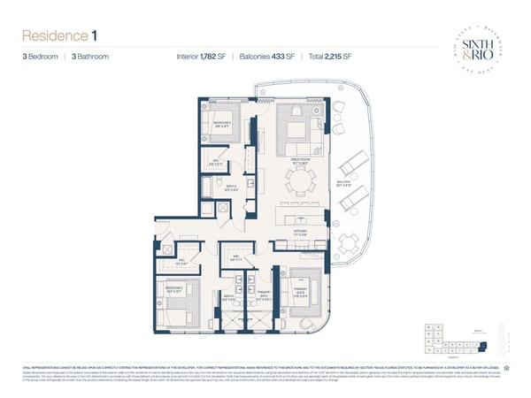Sixth & Rio Fort Lauderdale — Residence 1