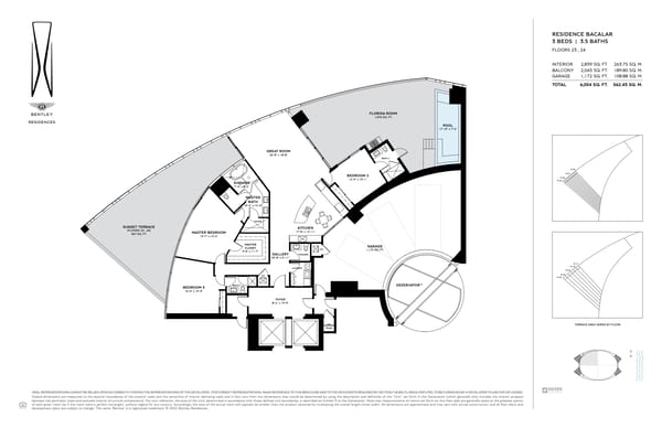 Bentley Residences Sunny Isles Beach — Residence Bacalar FL 23, 24