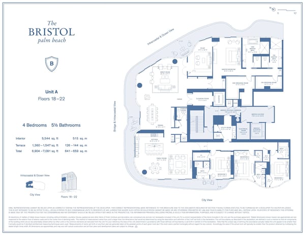 The Bristol Palm Beach — A Floors 18-22
