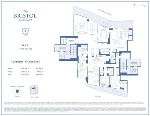 The Bristol Palm Beach — B Floors 18-20