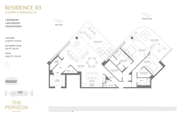 The Perigon Miami Beach — Residence 03 Floor 4-10