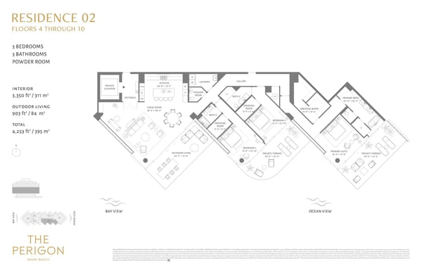 The Perigon Miami Beach — Residence 02 Floor 4-10