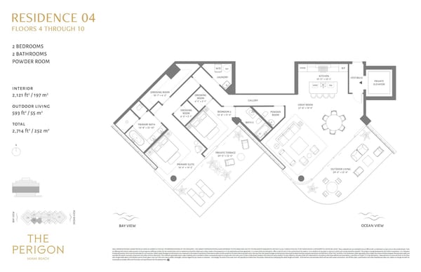 The Perigon Miami Beach — Residence 04 Floor 4-10