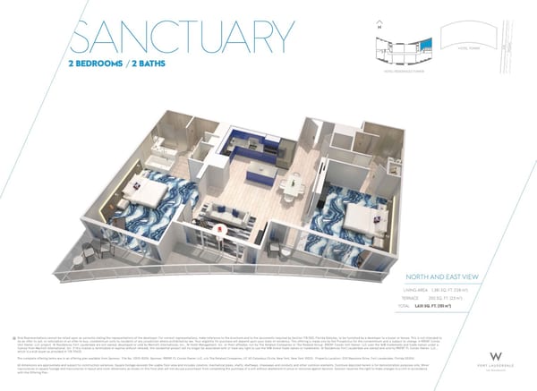 W Residences Fort Lauderdale — Sanctuary