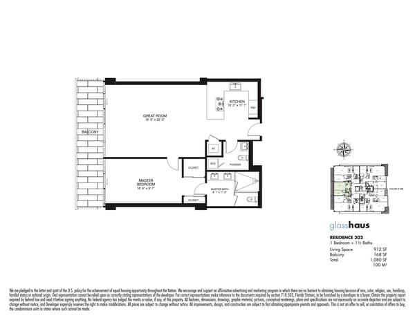 GlassHaus in the Grove — Residence 202